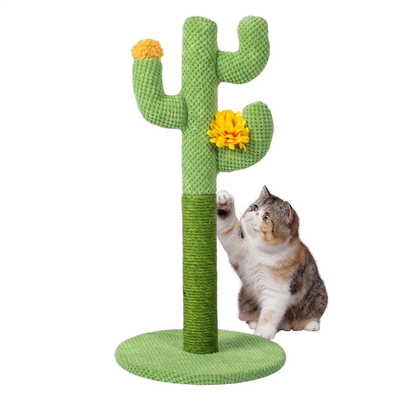 Vertical Cat Shaver Interactive Play Tower ThreePosition Climbing Center Robust Base Indoor Playground