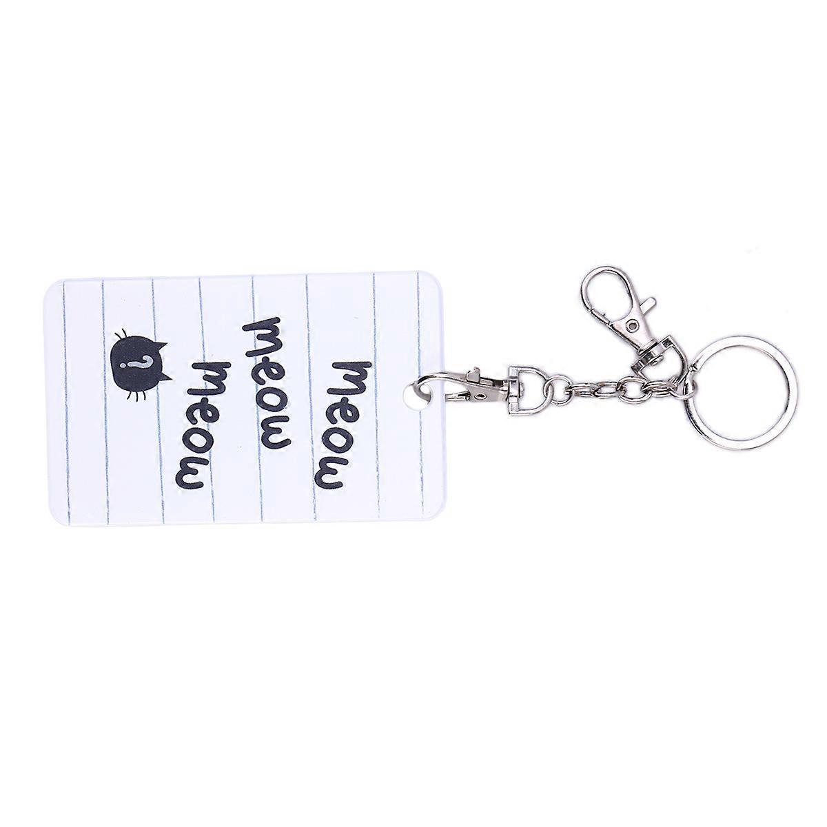 Bus Holder Key Holder Cartoon Case for 2Pcs with Double Sided Plastic Case