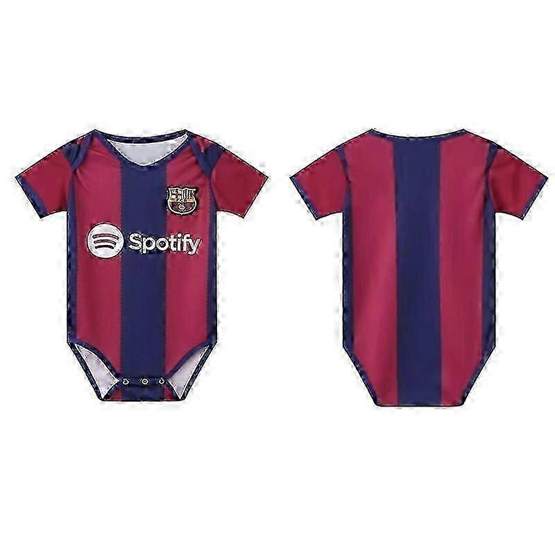 2022-2023 فريدة من نوعها طفل طفل كرة القدم جيرسي بذلة قصيرة الأكمام 6-18 شهرا