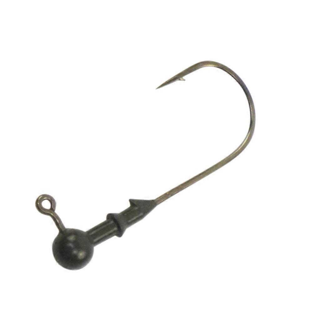 Vike 1/8 Oz Round Tungsten Jig Head Size 3/0 Hook Pack Baits & Lures