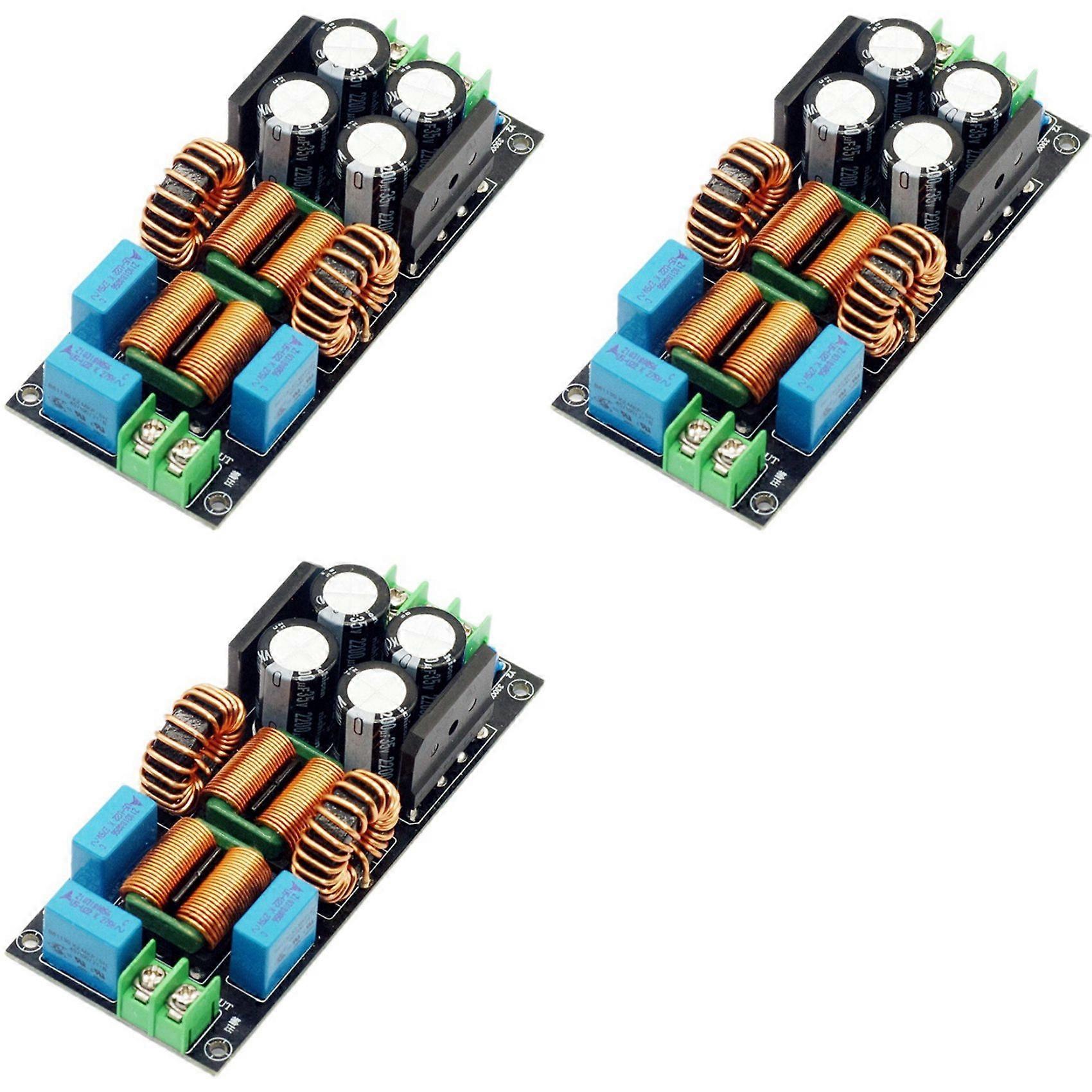 3X AC EMI Filter Audio Power Amplifier EMC EMI Electromagnetic Interference Purify Power DC Differential Mode Common,20A