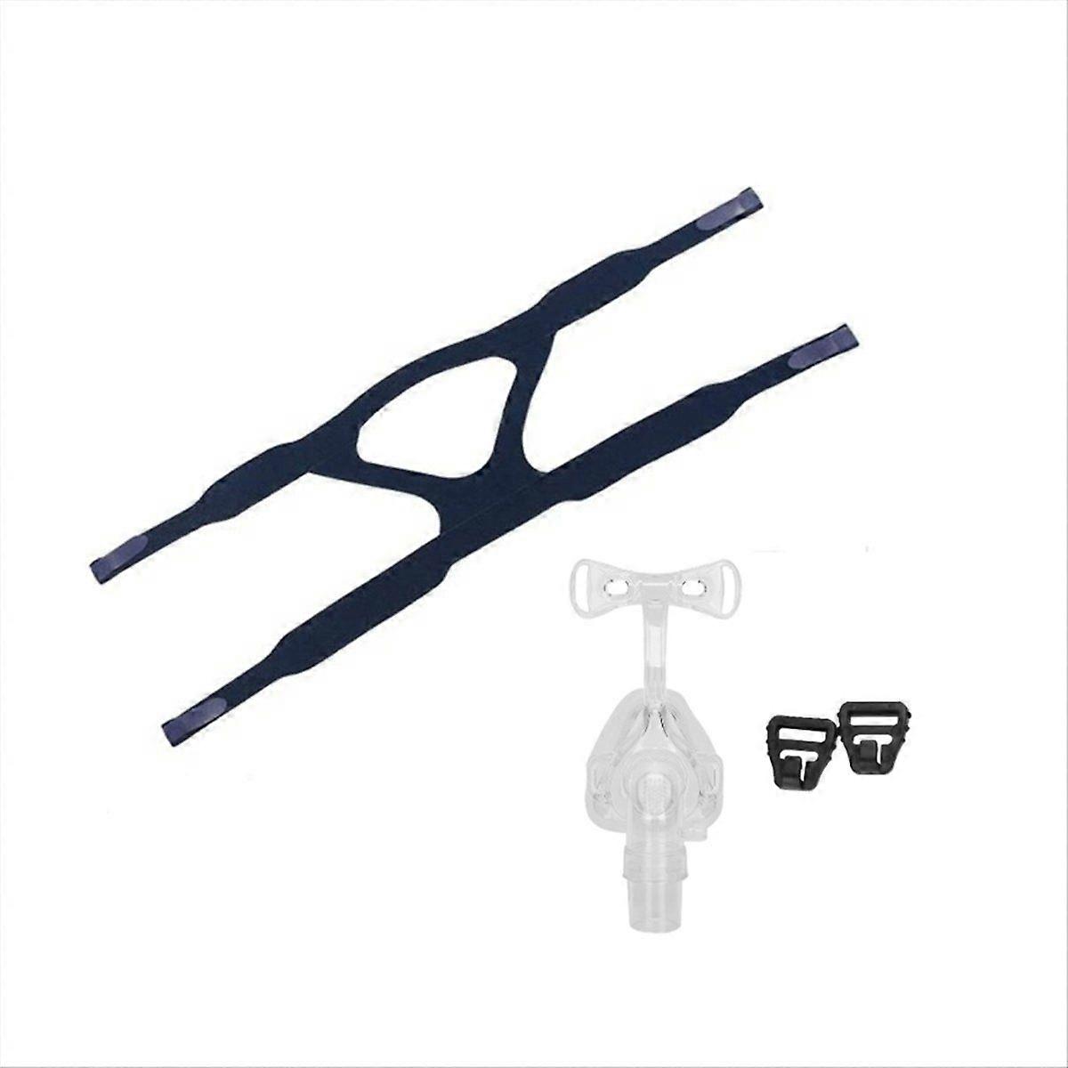 Universal Silicone CPAP Nasal Cushions for Breathing Machine with Headgear,Clips,Frame Reuse CPAP Supplies