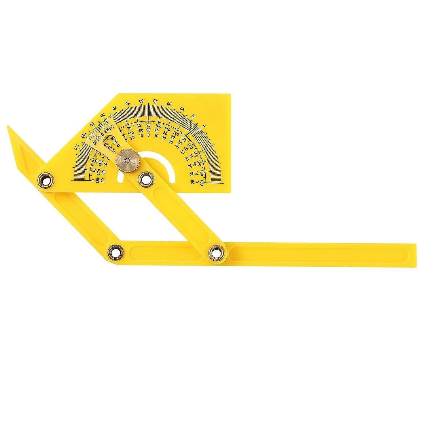 Protractors with articulated arm, angle gauges, woodworking measuring tools 0 to 180, angle gauges for measuring external, internal and oblique angles
