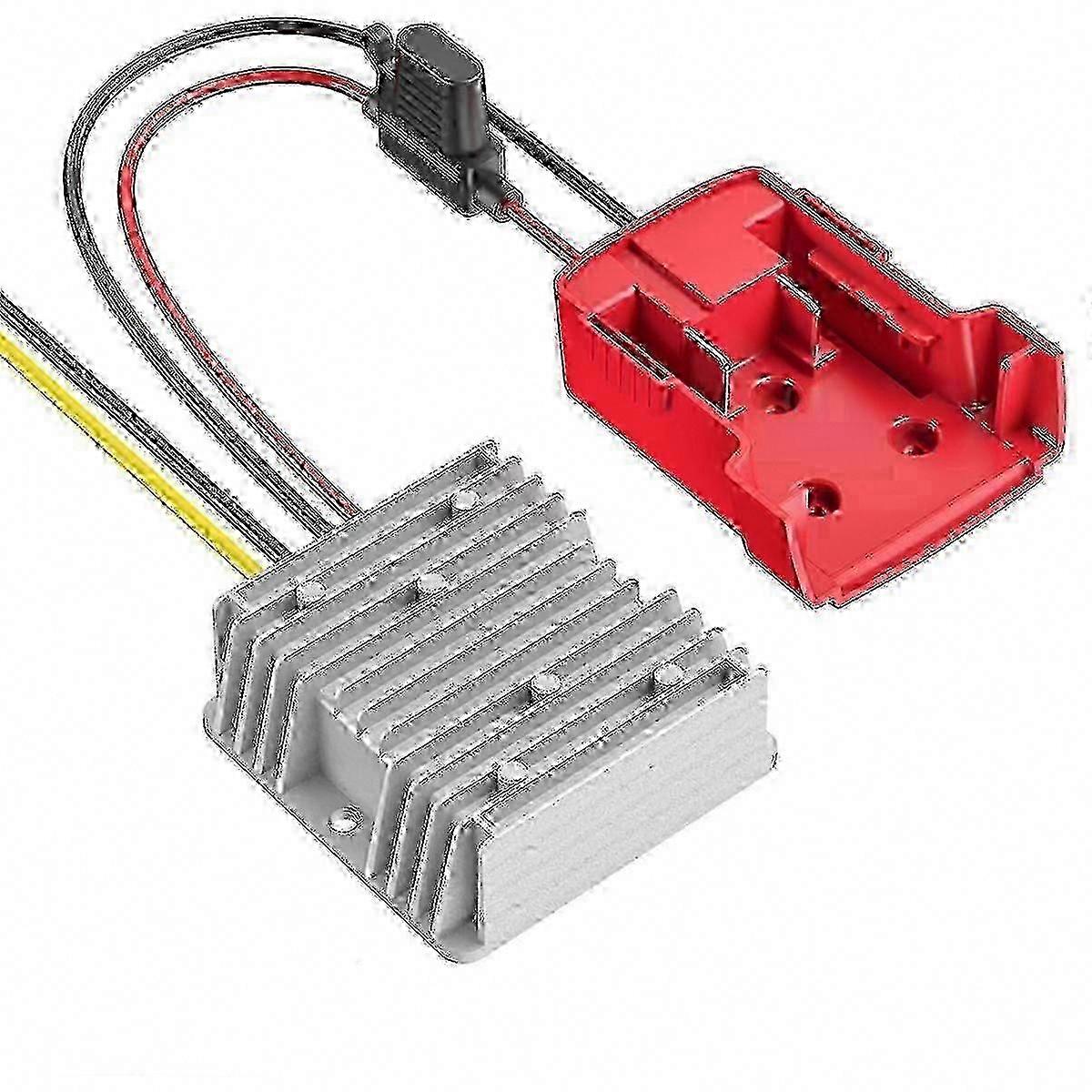 2-Pack Milwaukee M18 18V Power Adapter with Fuses & Wire Terminals