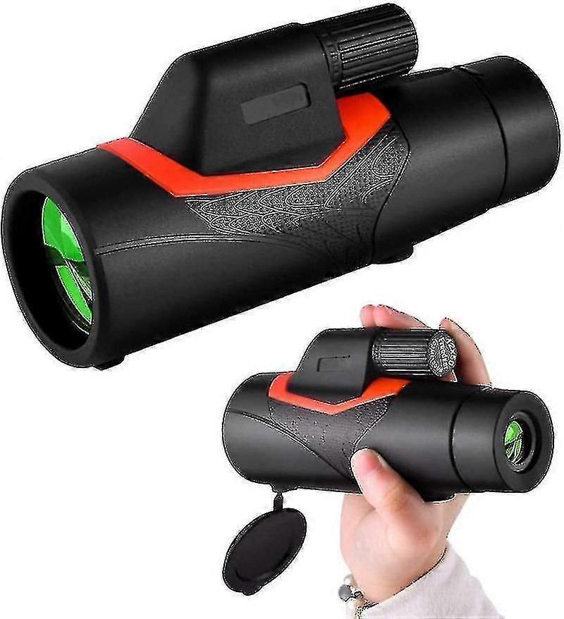 Monocular, 12x50 High Resolution Waterproof Monocular, Shockproof Wris