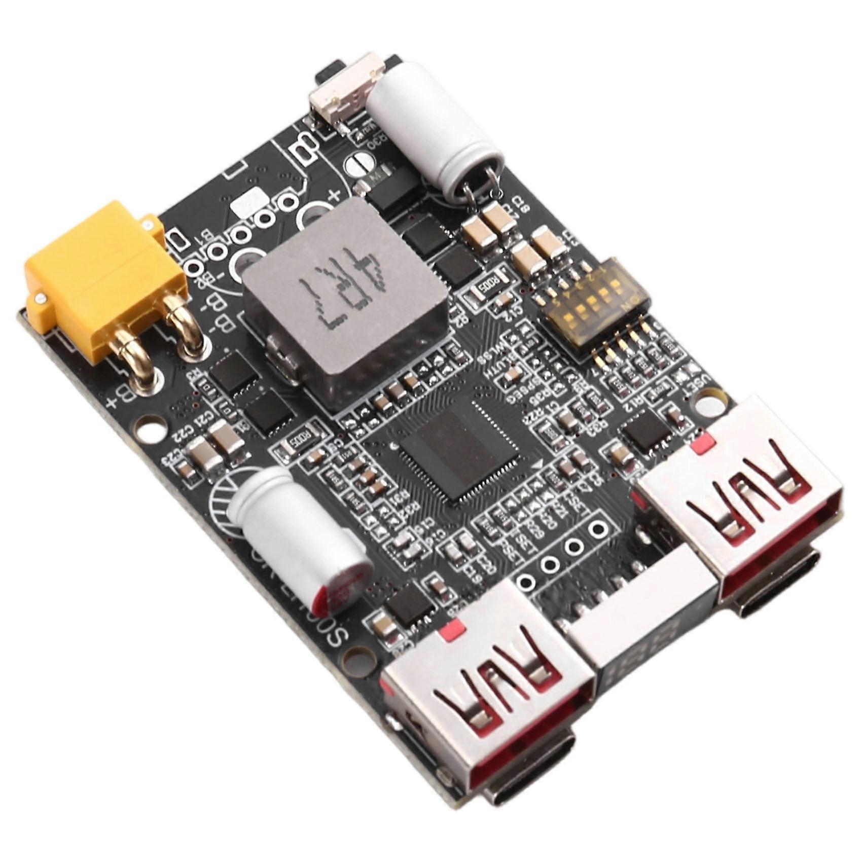 DC5-20V 2-7S 100W Charging Module FastCharging Mobile Power Motherboard Support Lithium Battery Lithium Iron Phosphate,A