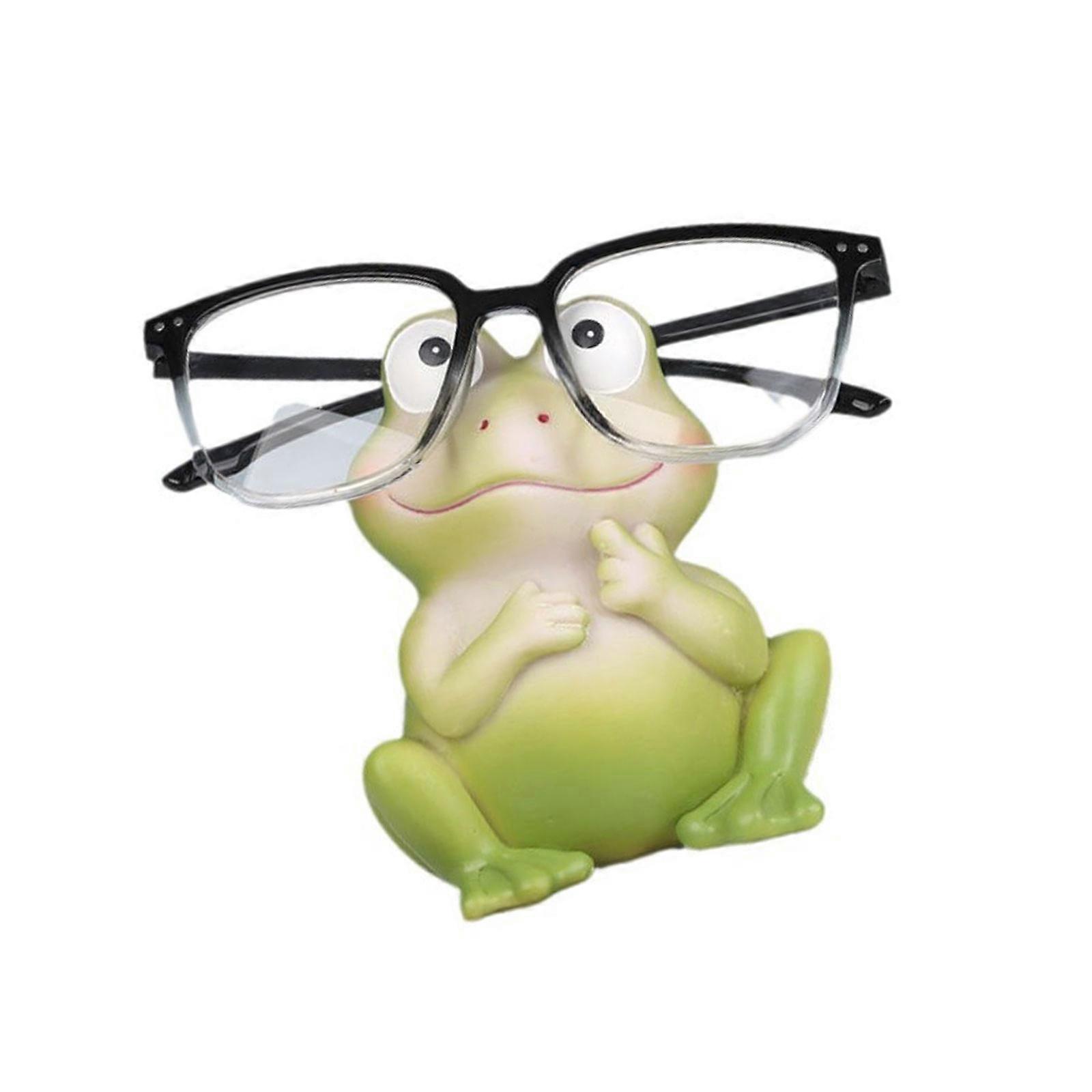 Artistic Frogs Eyewear Display Stand Artistic Frogs Eyewear Stand For Tabletop Decoration And Practical Storage Solution Multicolor