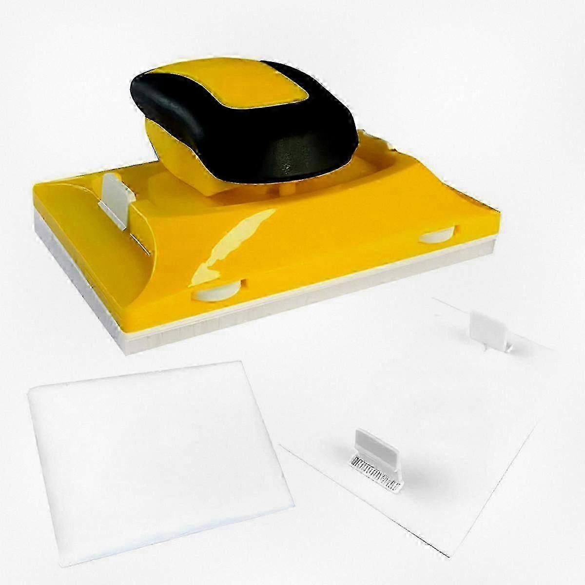 Paint edge trimmer with 2 refill pads for decking walls and ceiling, professional painting tool for smooth edges