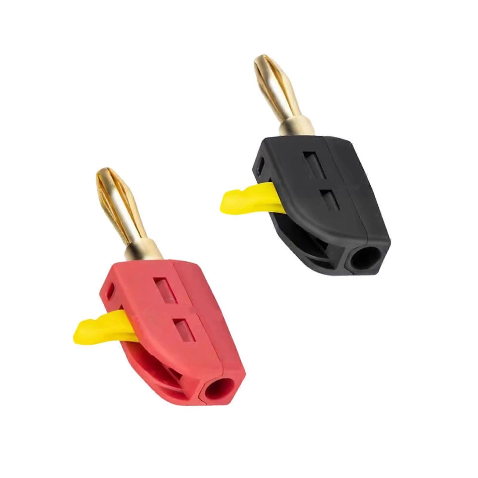 4mm Banana Plugs High Current 32A Capacity Gold Coated Terminals No Welding Required Speaker Adapterurrent Multicolor