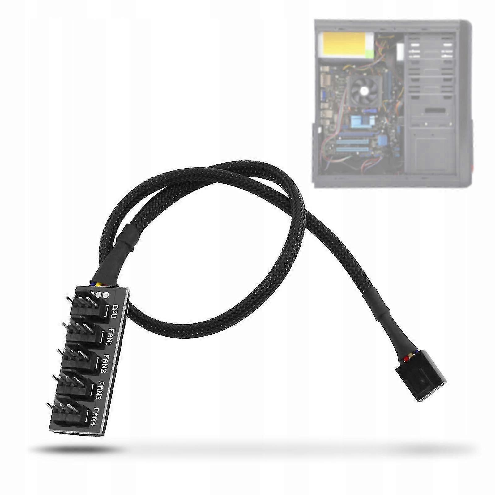 Fans Controller Fan Hub 4pin 5 Port