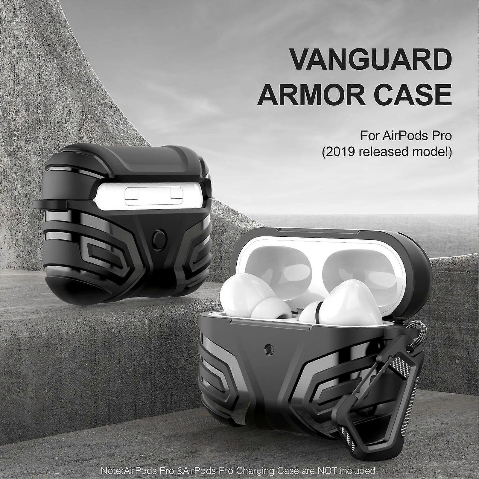 SUSUchens Earphone Protective Skin Anti-fall Shock-proof Waterproof TPU Bluetooth-compatible Earphone Case for compatible with Airpods Pro Blue