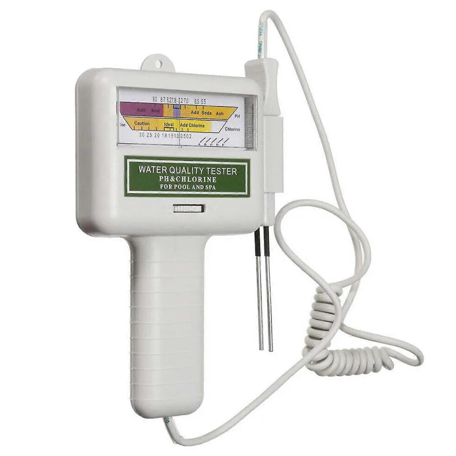 PC101 Water Quality PH / CL2 Chlorine Tester Level Meter for Swimming Pool Spa