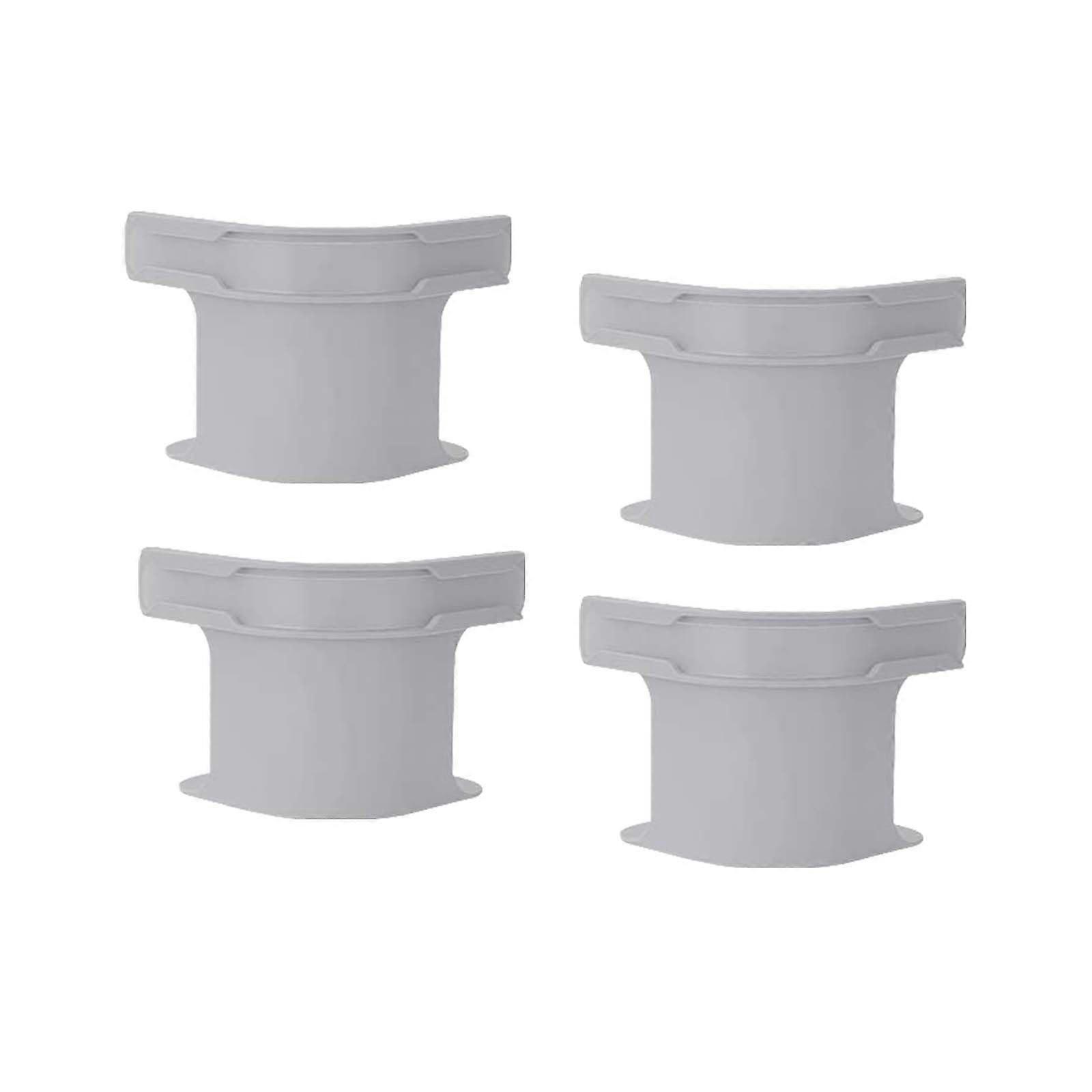 Bed Sheet Holder Pack Of 4  Ultra Secure Mattress Fit, Transparent Straps, No Slip, Fits Any Mattress Size, Grey