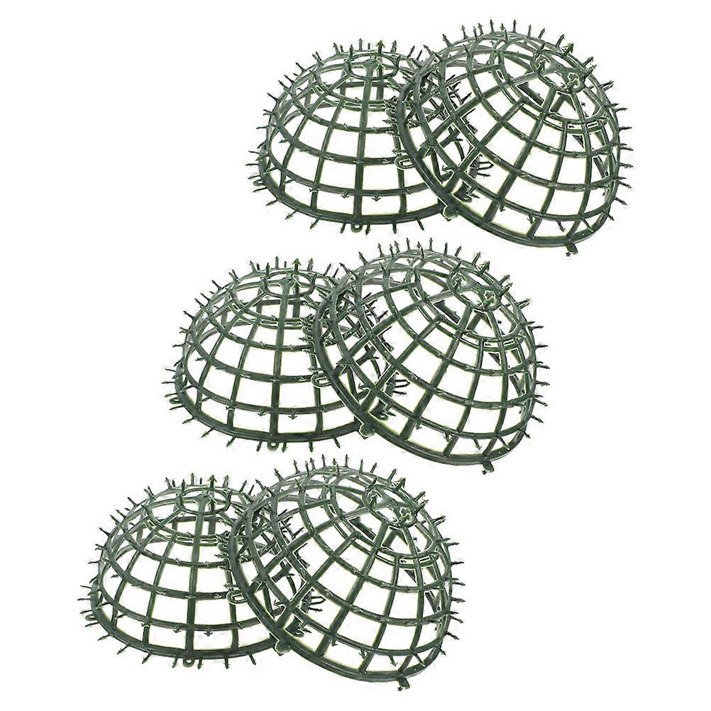Inserted Flower Ball Rack for 3Pcs Artificial Plant Topiary Ball Support Plastic