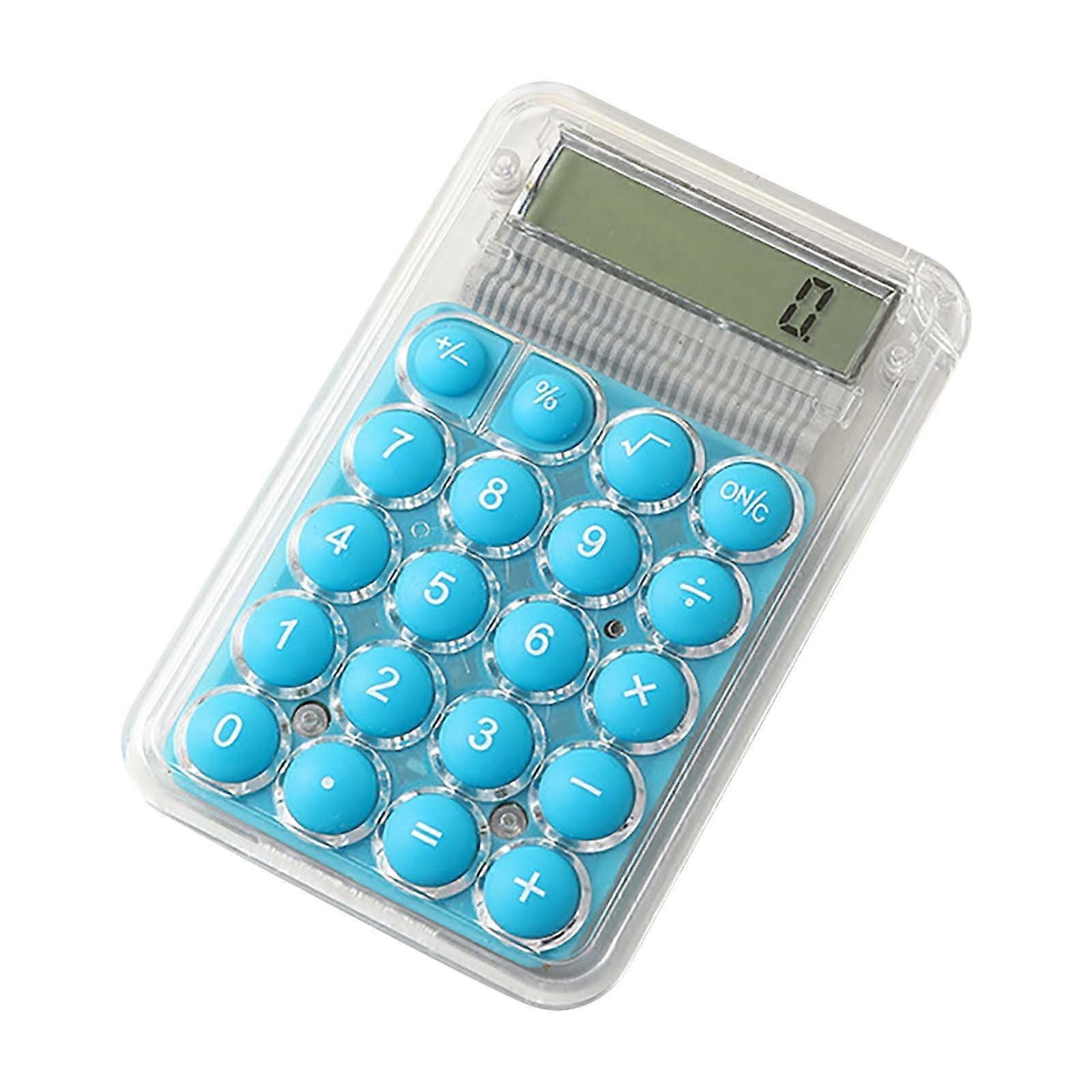 Viflosae 8-Digit Mini Calculator, LCD Display, Pocket Size, Smart Digital Desktop Calculator for Home School Kids