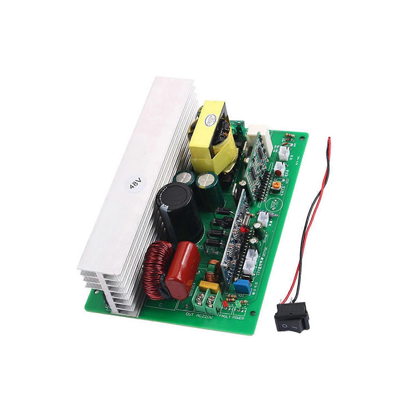 High Capacity 1000W Sine Waveform Inverter 12V/24V/48V To AC220V Stable Out Overloads Protections For Electronics Multicolor