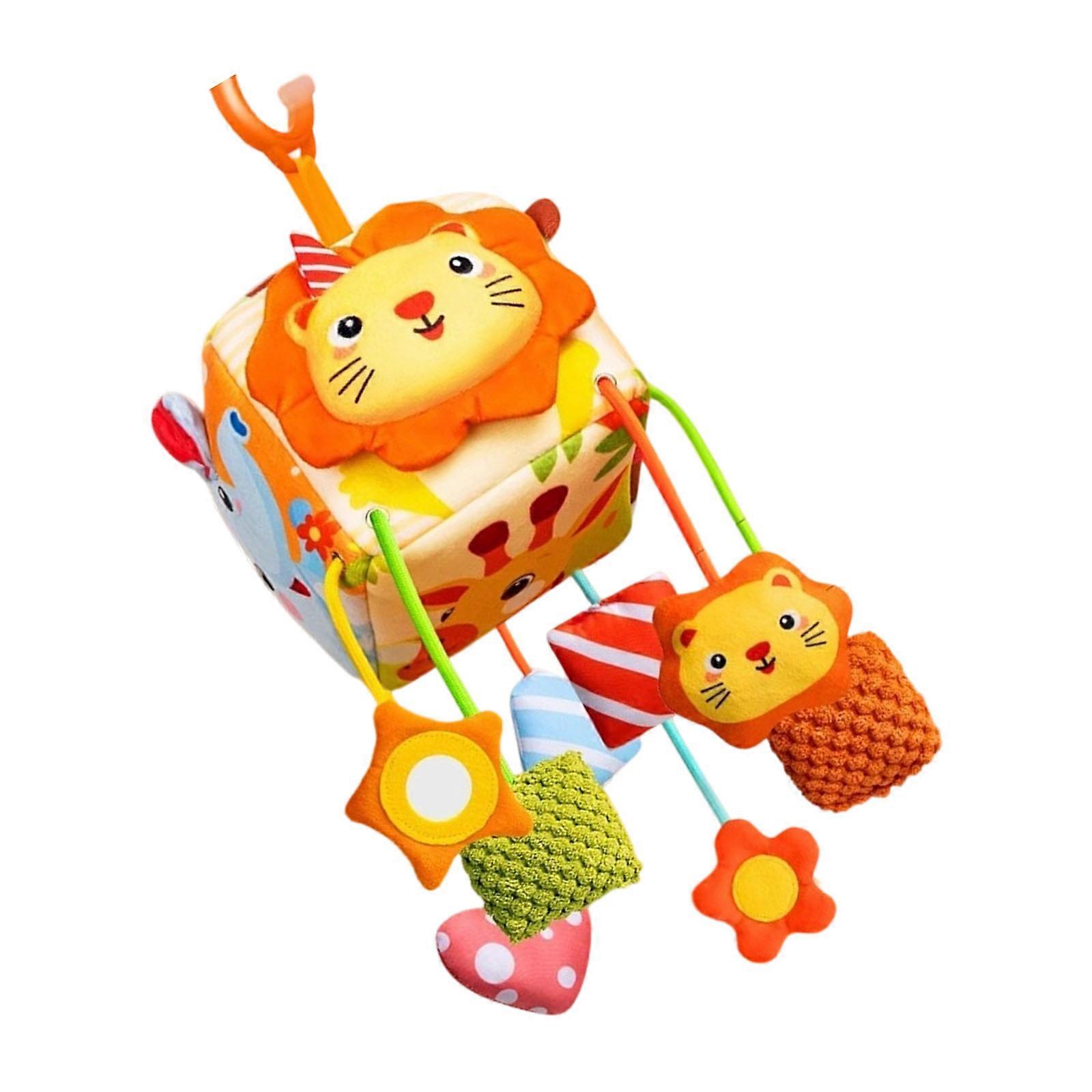 Musical Mobile For Baby Strollers Wind Chime Toy Colorful Visual Stimulation Rattle Toy With Tissue Dispenser Design Multicolor