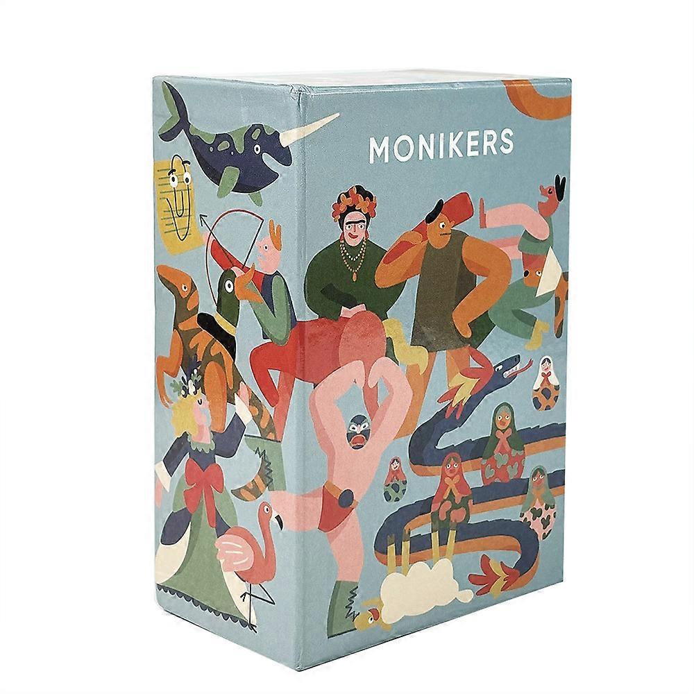 Monikers Party Board Game: Fun Card Guessing Game for Multiplayer Parties and Interactive Fun Board Games