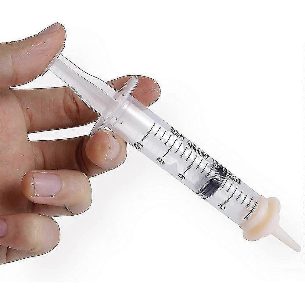 10PCS محاقن تغذية السيليكون للقطط حديثي الولادة ، الجراء ، الأرانب ، الصغيرة دونغدونغ الأليفة