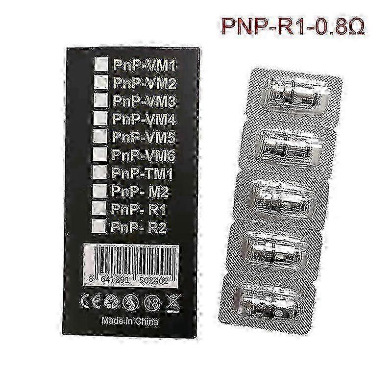 5pcs/box Voopoo Pnp Coil Vm1/vm3/vm5/r1/m2atomizat Replacement Core [jkw]-Min z