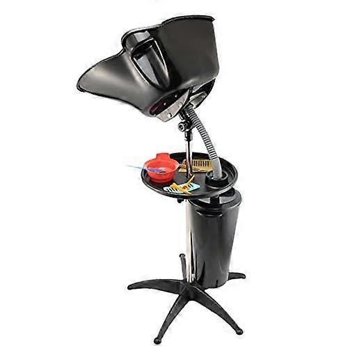 Mobile Portable Salon Basin Shampoo Adjustable Height Backwash Bowl With Bucket Drain Home Barbershop Disabled Elderly