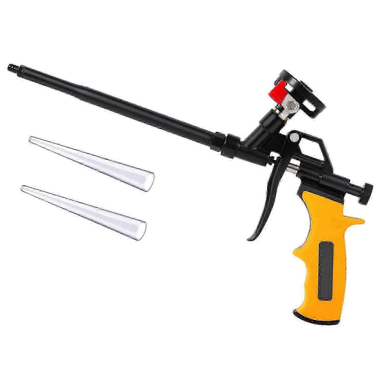 25-26 Foaming Gun, Hand Foam Caulking Gun, Expanding Dispensing Foam Spray Gun Application Applicator for Caulking, Filling, Sealing