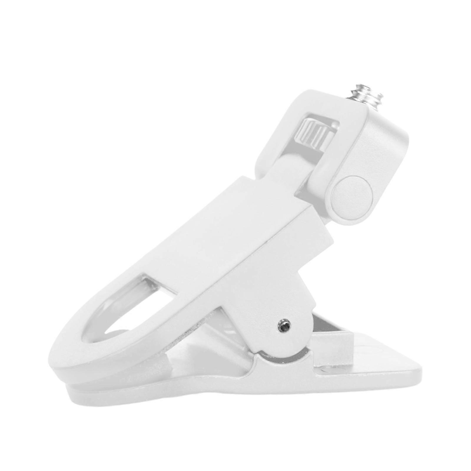 Monitors Camera Mount Clamps Fill Light Holder 1/4 Thread LCD Display Clamp Fill Light Clamp Phone Tripod Adapter  White