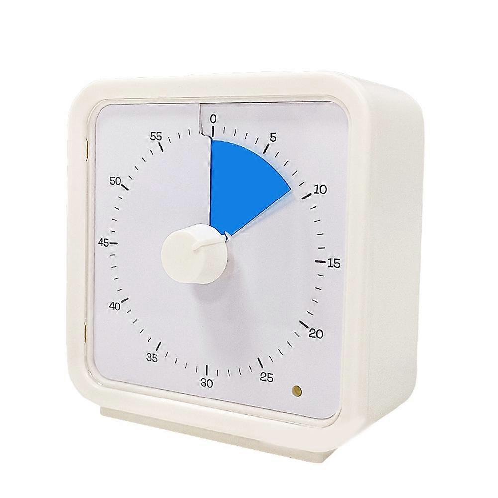 60-Minute Visual Timer for Kids, Time Management Tool Study Classroom Timer, Pomodoro Timer with Silent Operation Blue