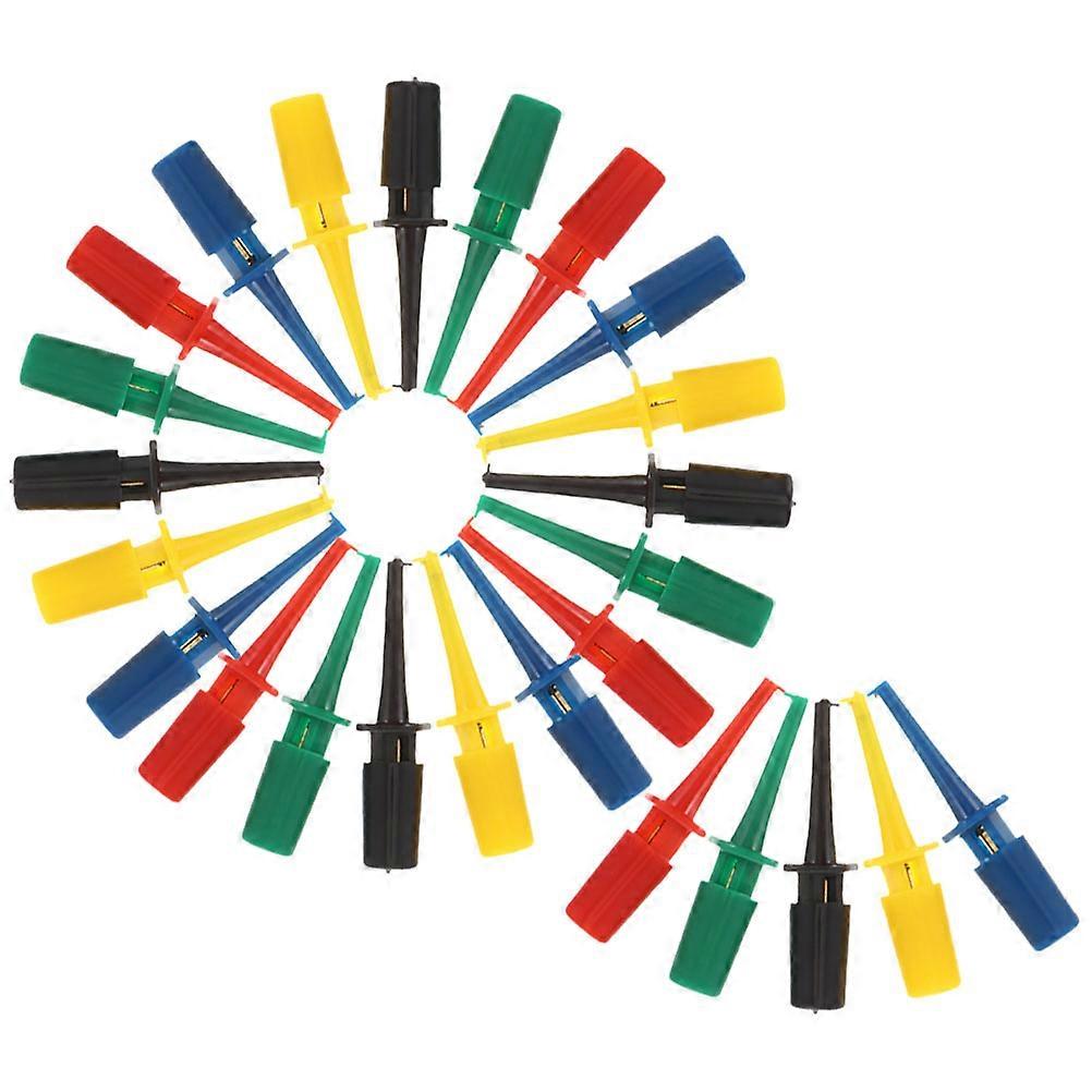 Test Grabber Probes Data Transmission Sturdy Performance Protecting Components Testing 25Pcs