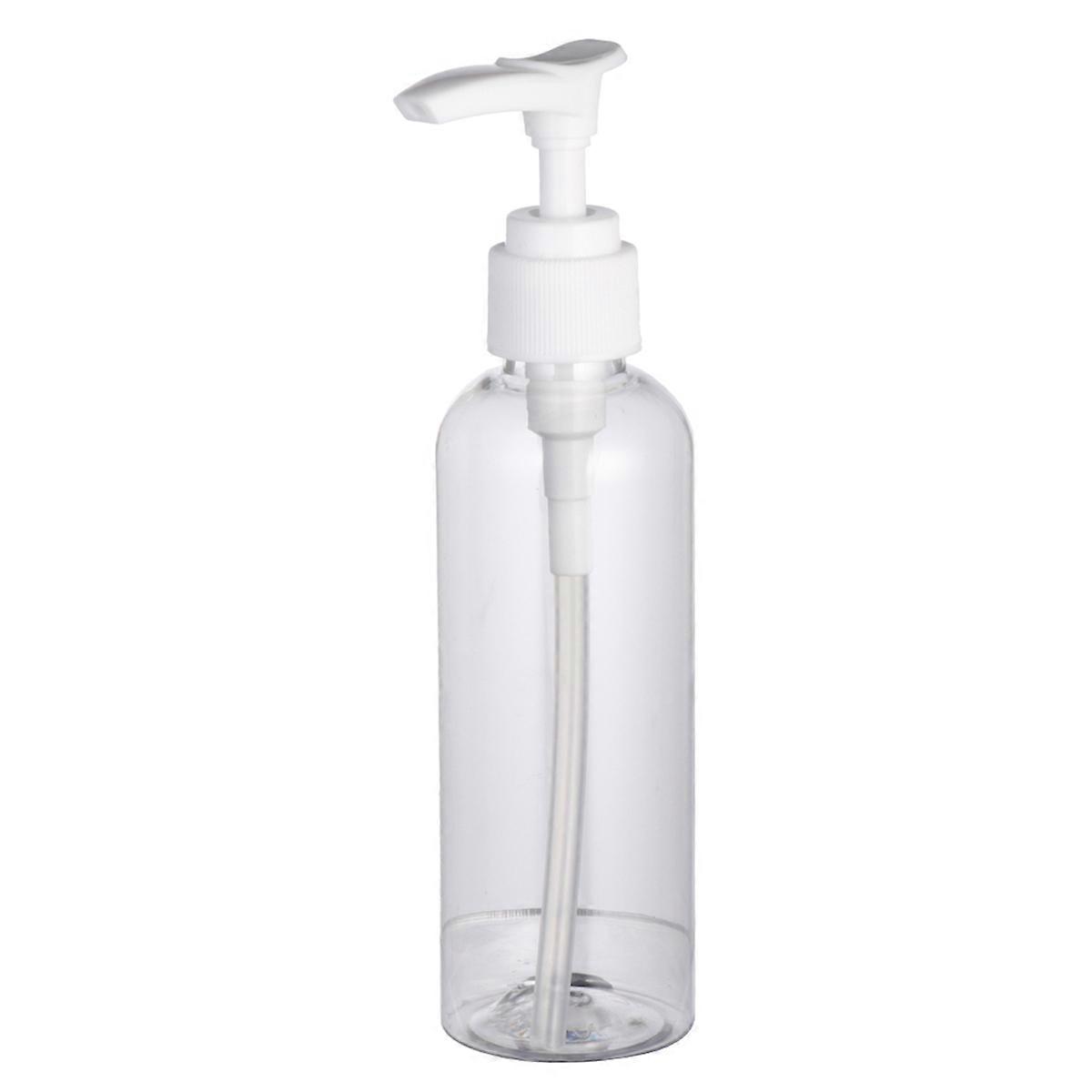 Shampoo Bottle with Pump for Storing 10Pcs Transparent Empty Bottles