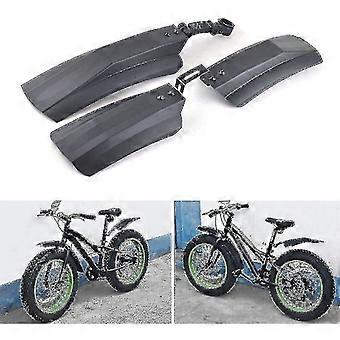 Bicycle Mudguards, 26 Inch Plastic Bicycle Front and Rear Fenders, Durable Tire Fenders for Fat Bike Mountain Bike
