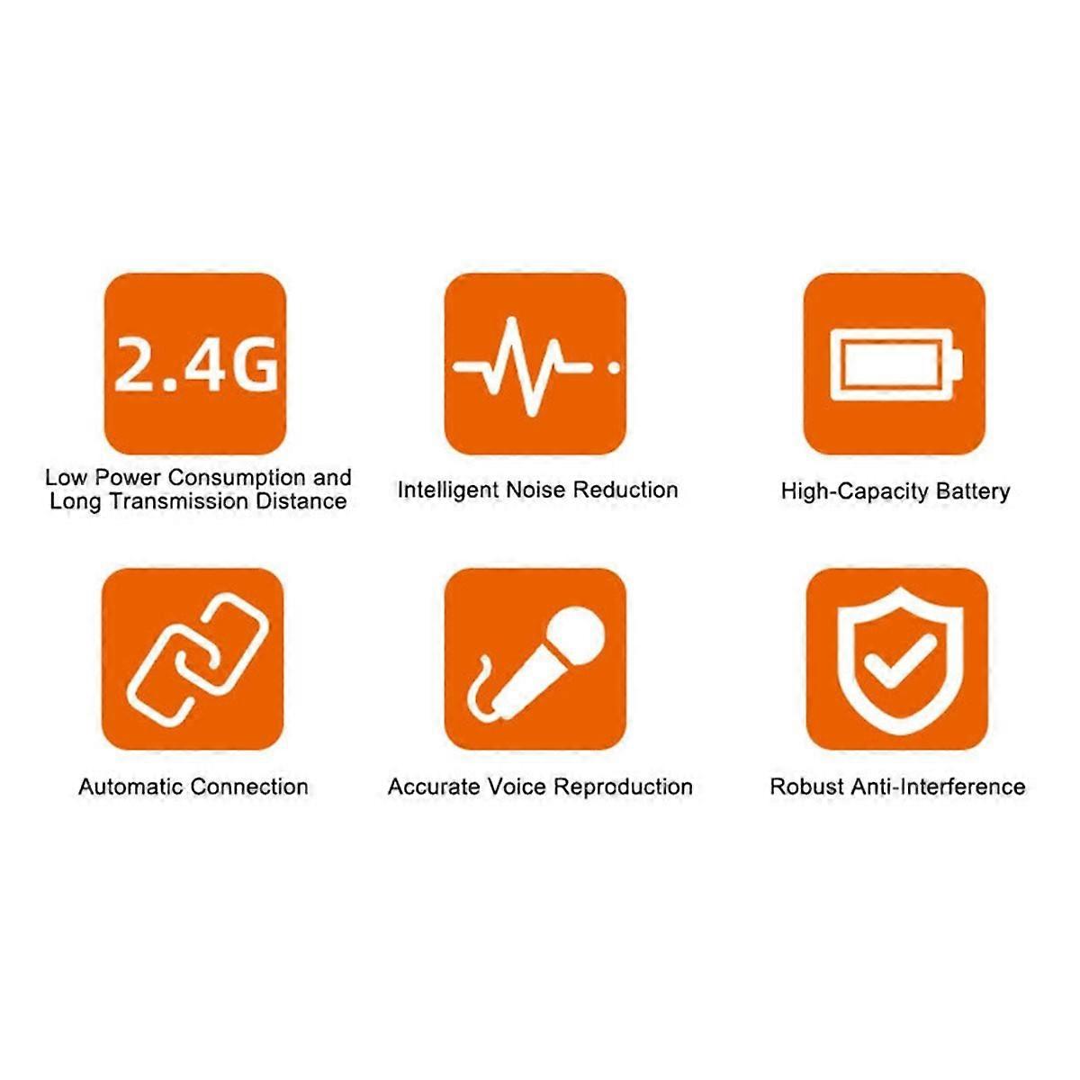2.4G Wireless Microphone Lecture Audio Computer Microphone