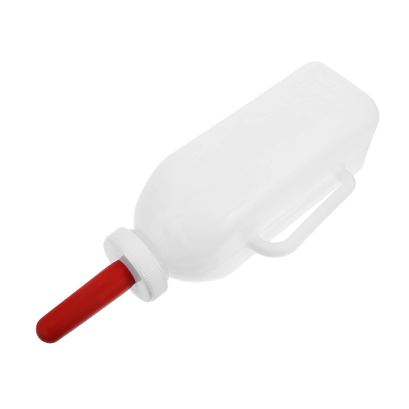 Calf Milk Bottles Ergonomic Farm Feeding Bottles with Handle 2L Set