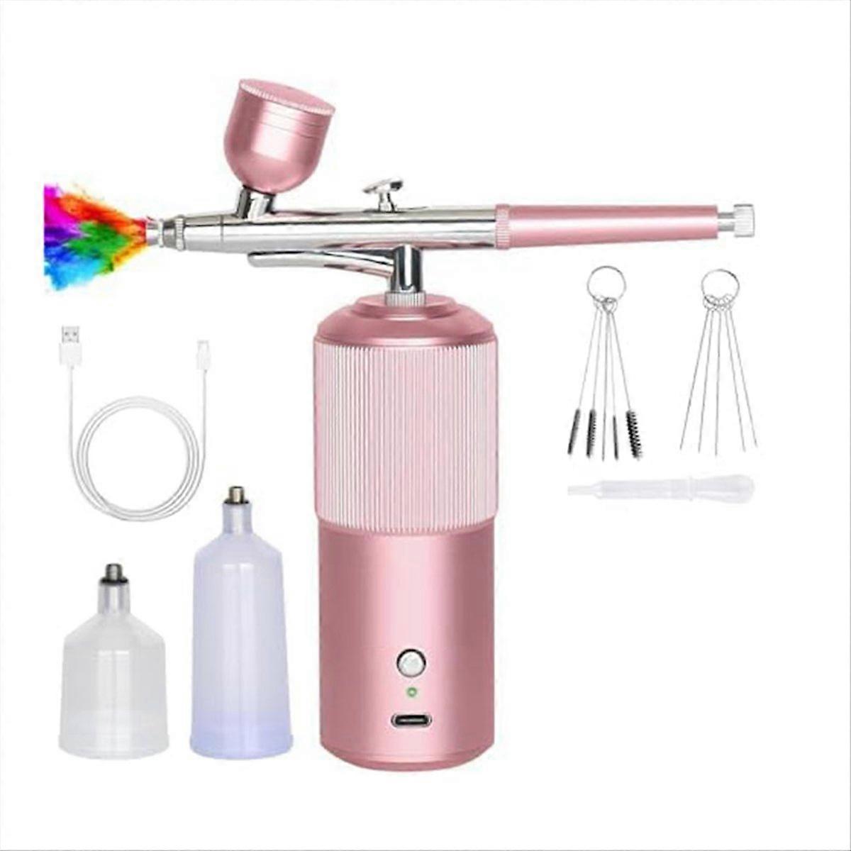 Airbrush Set - Rechargeable Handheld Airbrush Compressor