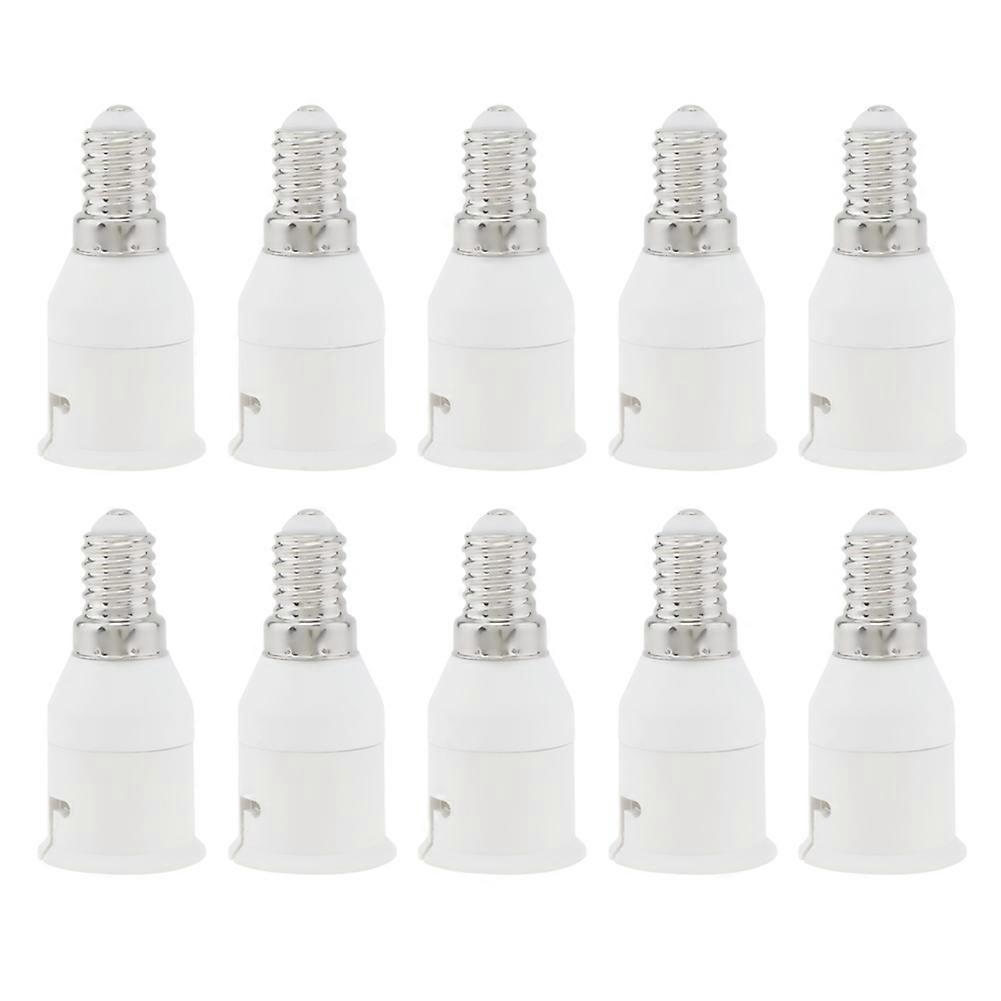 10PCS E14 to B22 Lamp Holder Adapter Small Screw to Bayonet Cap Bulb Socket Converter Aging Test Lamp Holder