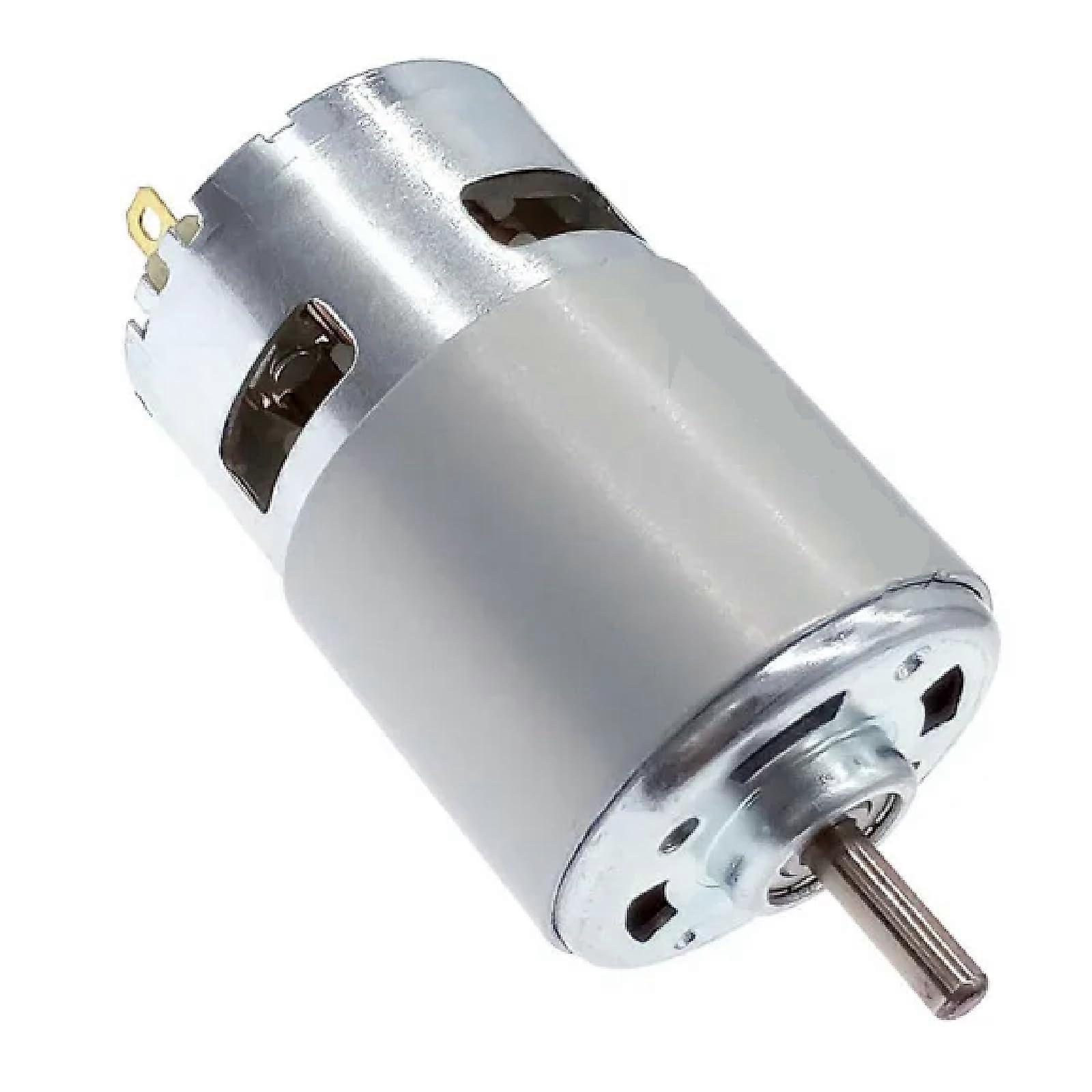 DC Motor 775 12V 24V  Torque Low Noise Variable Speed 300010000RPM Double Ball Bearing