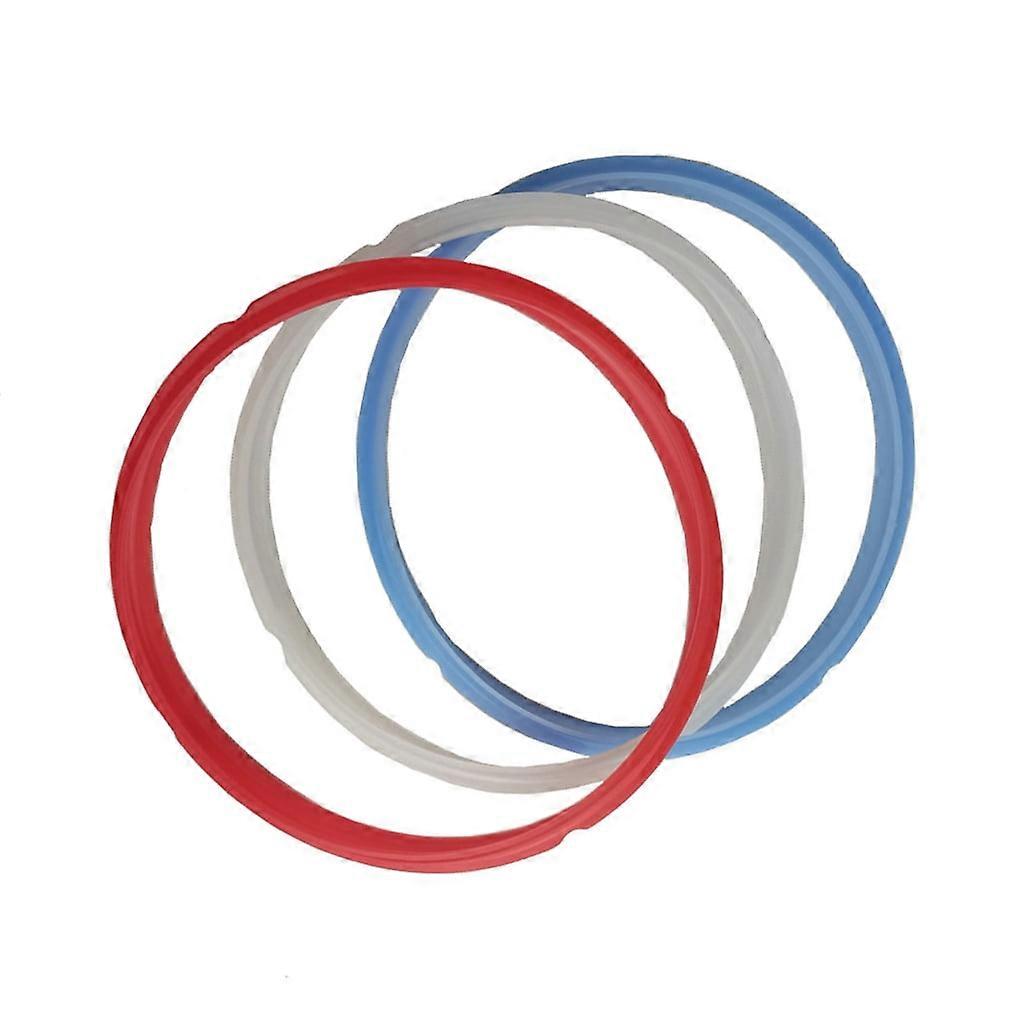 HGYCPP 3Pcs Sealing Rings Silicone for 3qt 5qt 6qt 8qt Models Pressure Cooker Replace