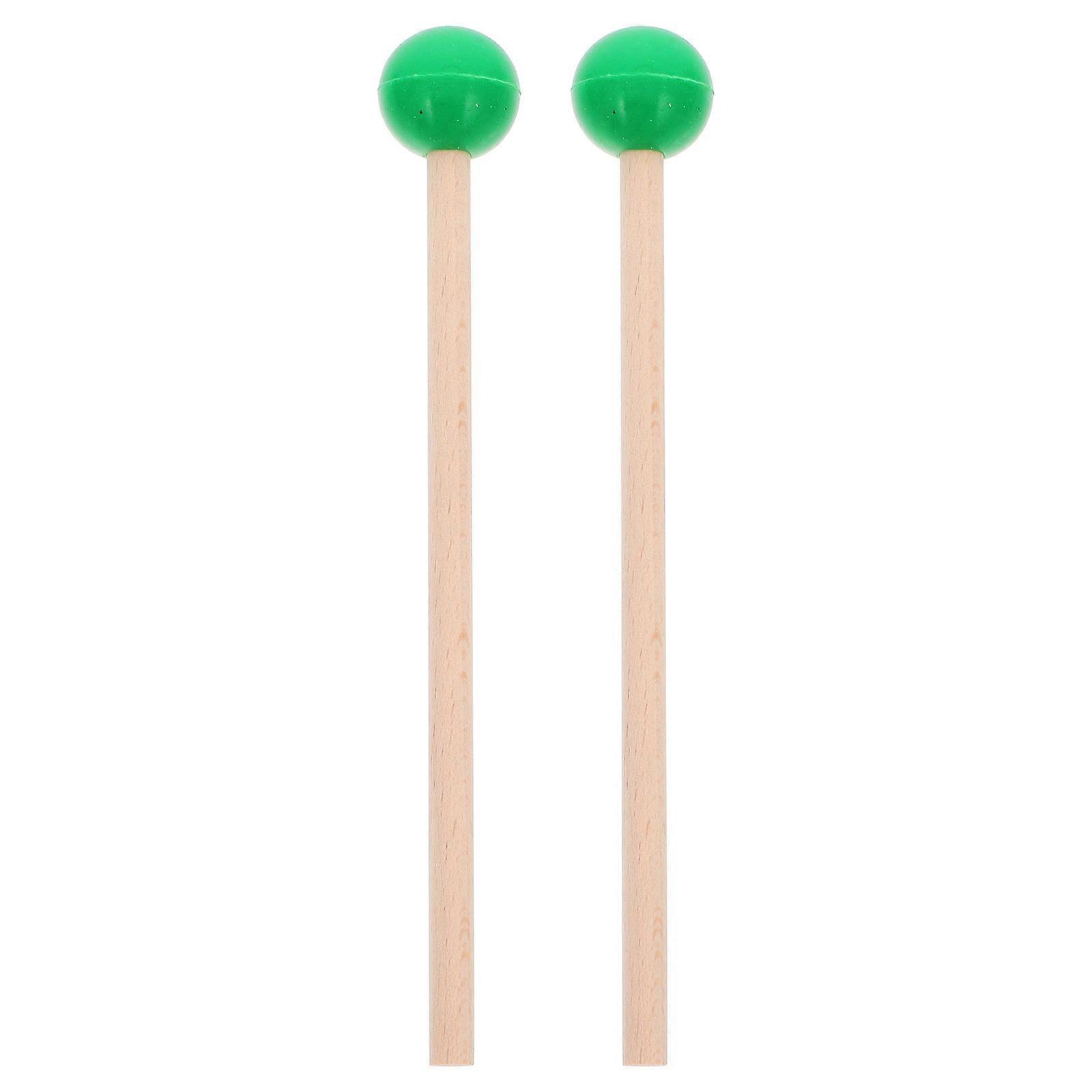 Practical Drum Mallet Marimba Drumstick Musical Instruments Performance Kids Durable Rubber Simple to Use 1 Pair
