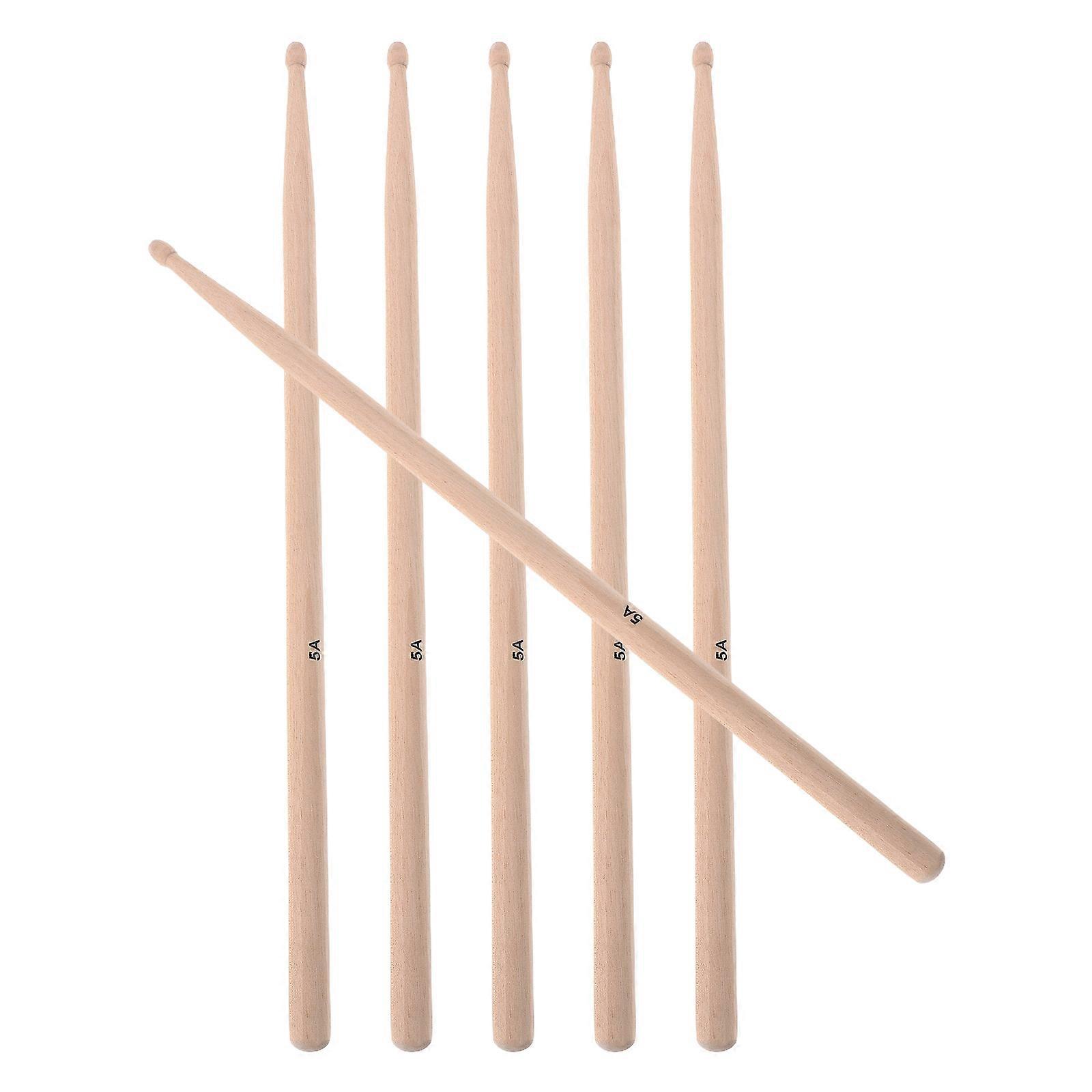 Maple Drumsticks Wooden for Drumming Practice Classic 5A Drumsticks