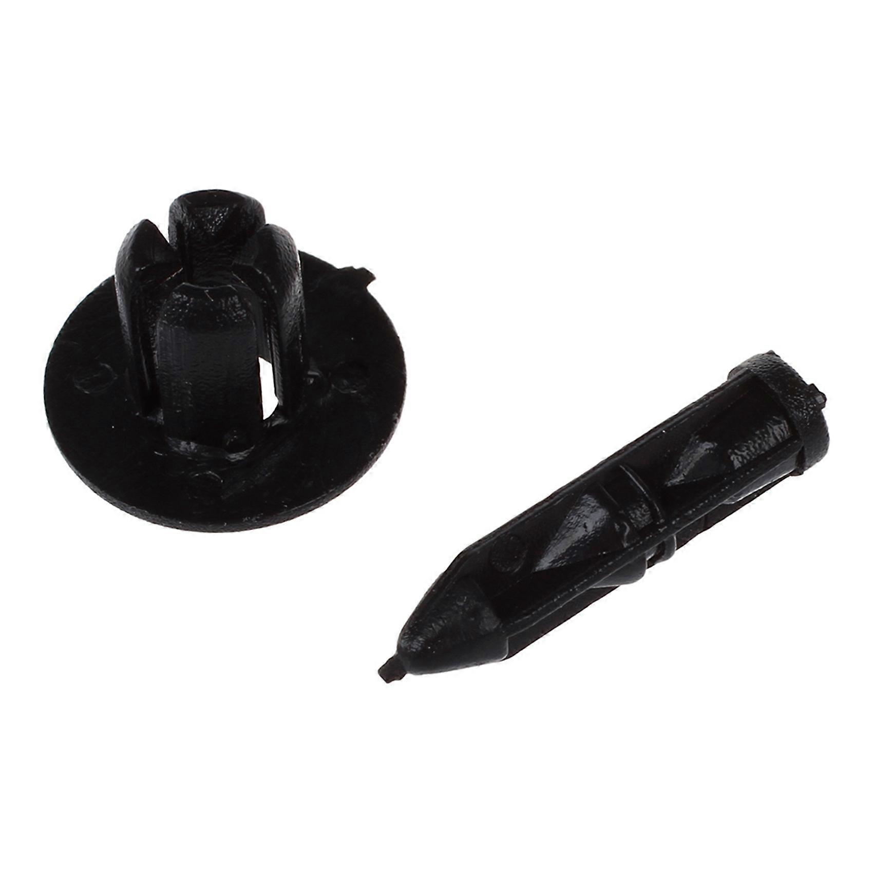 80 Pcs 7mm Hole Plastic Push Screw Rivet Fairing Panel Fixings Clips