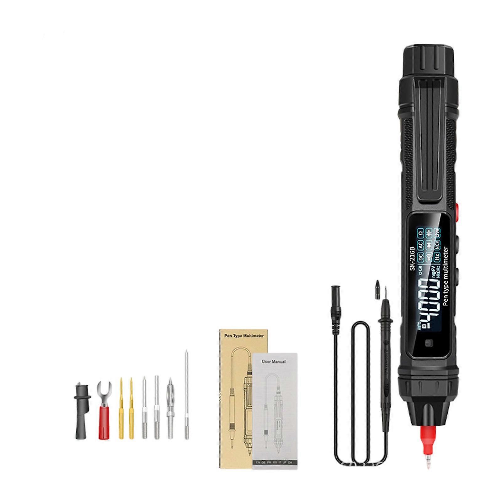 Frequency Resistance Digital Capacitance Frequency Multimeter Intelligent Induction Measurement Tool for Diagnostics Multicolor