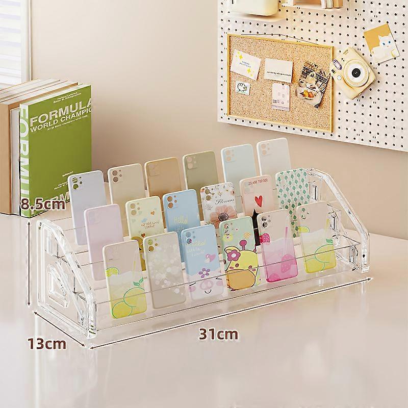 Acrylic Step Display Stand/Phone Cases/Desktop Multi-Layer Showcase/Electronics and Accessories Nail Polish Organizer