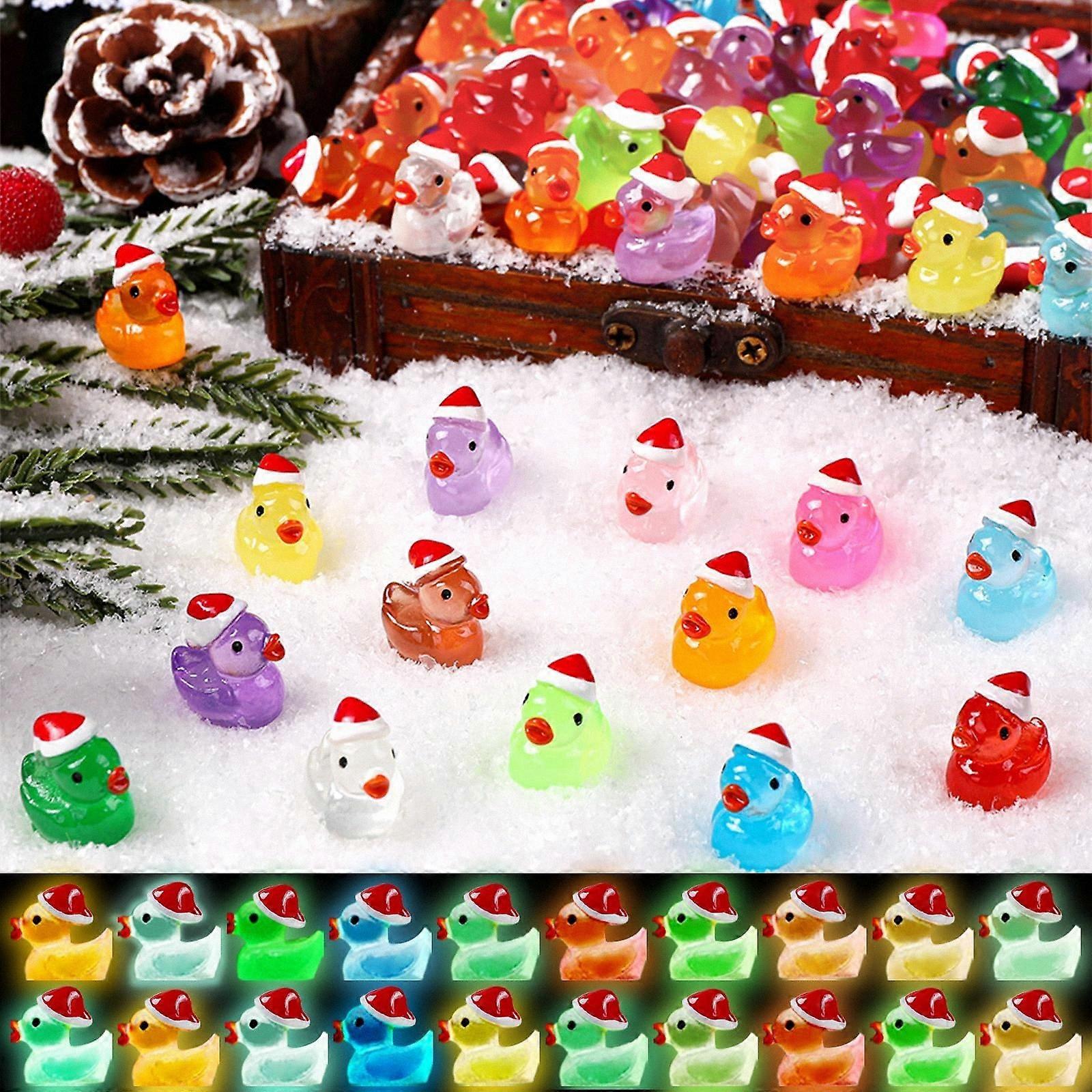 Festive Mini Duck Decorations