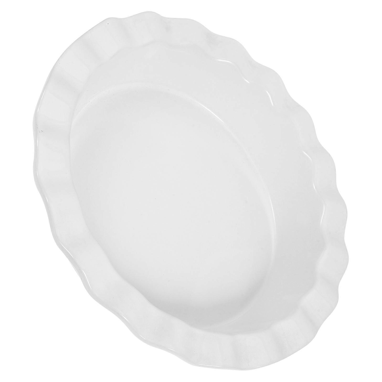 Ceramic Pizza Tray Non-Stick Round Bakeware for Baking 2Pcs