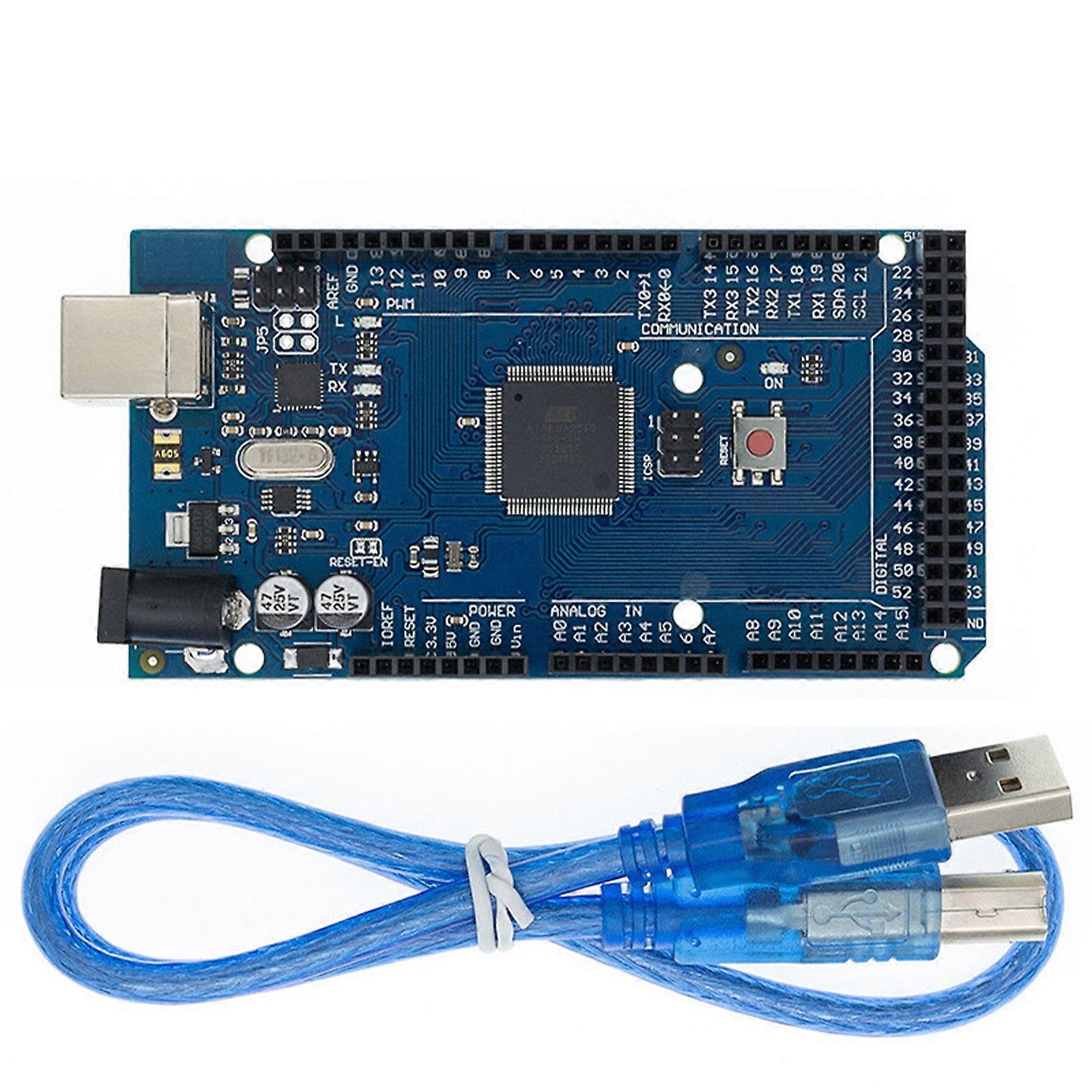 Creative 2560 R3 Development Board with Powerful Processing Capability and Extensive Expansion Interfaces Module Multicolor