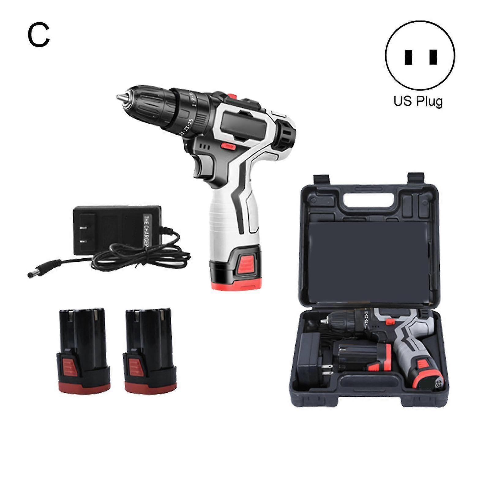 12v/18v Adjustable Speed Wireless Power Dc Battery Electric Screwdriver Drill