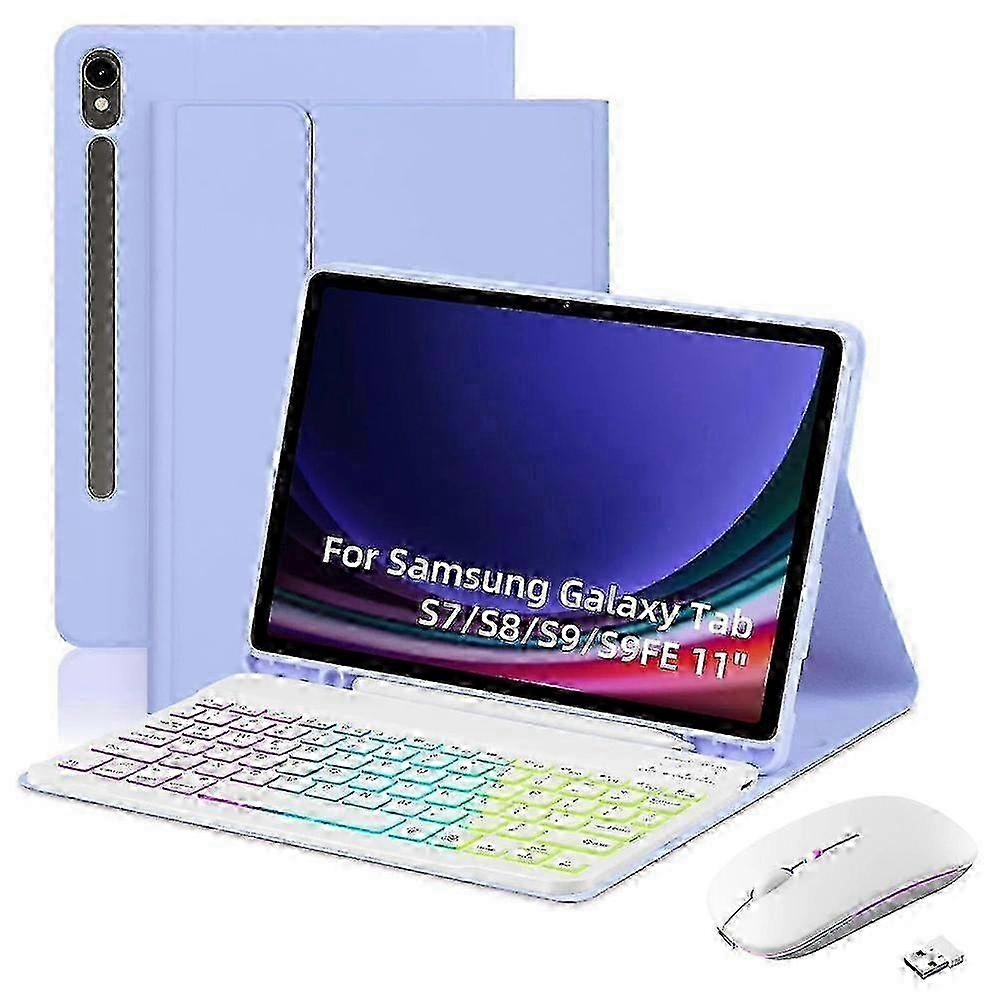 RGB-X710D Bluetooth-Compatible Keyboard Mouse Set for Samsung Galaxy Tab S10 FE / S9 FE / S9 / S8 / (New Model)