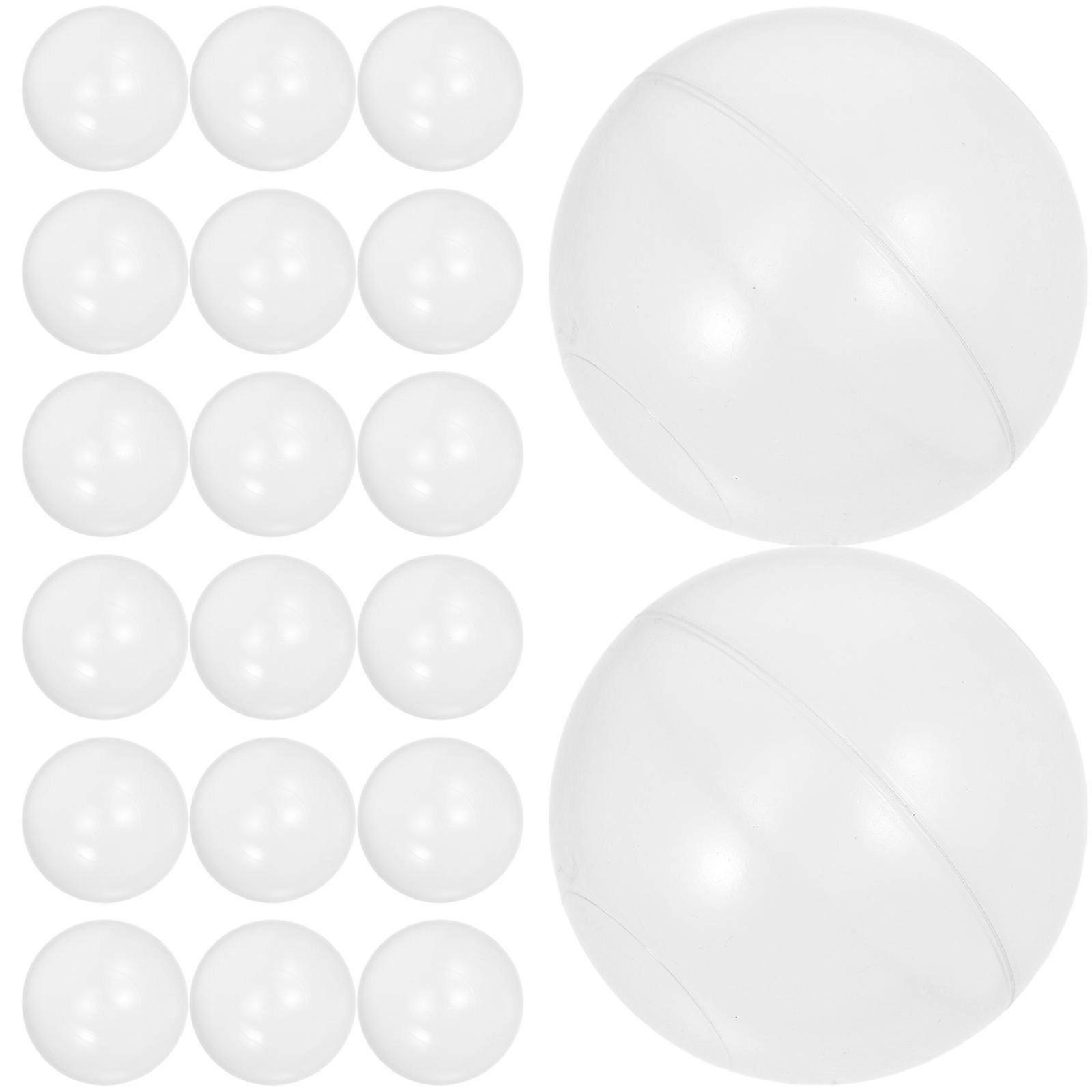 Transparent Ocean Ball Plastic Round Balls for Playing 50Pcs Set