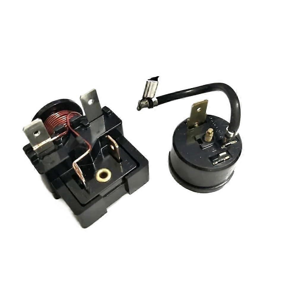 Refrigerator Compressor Starter Relay QL6.80A Heavy Hammer Capacitor for Fridge Freezer