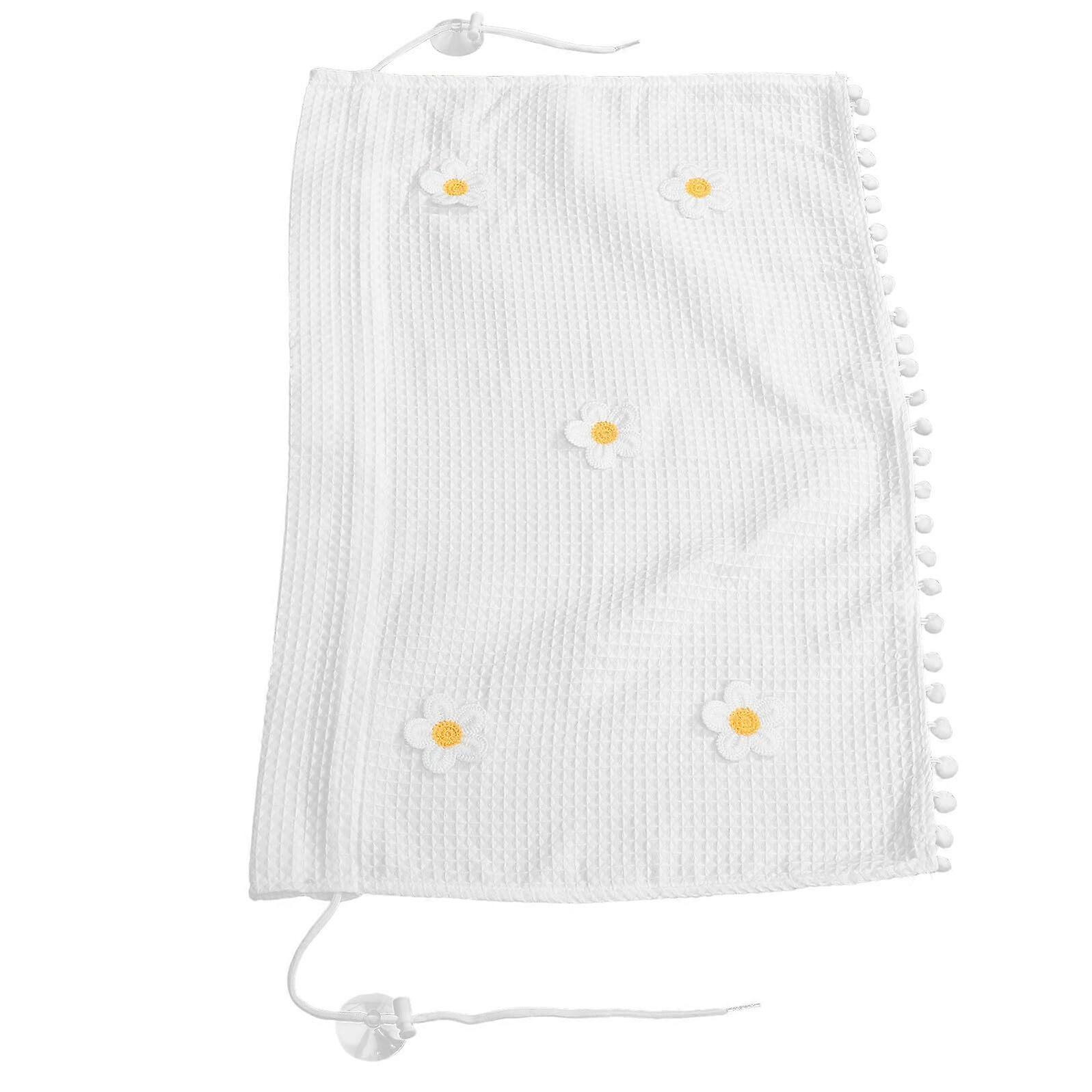 Car Window Sun Shade with UV Protection Floral Pattern Easy Install Removable Washable for Privacy